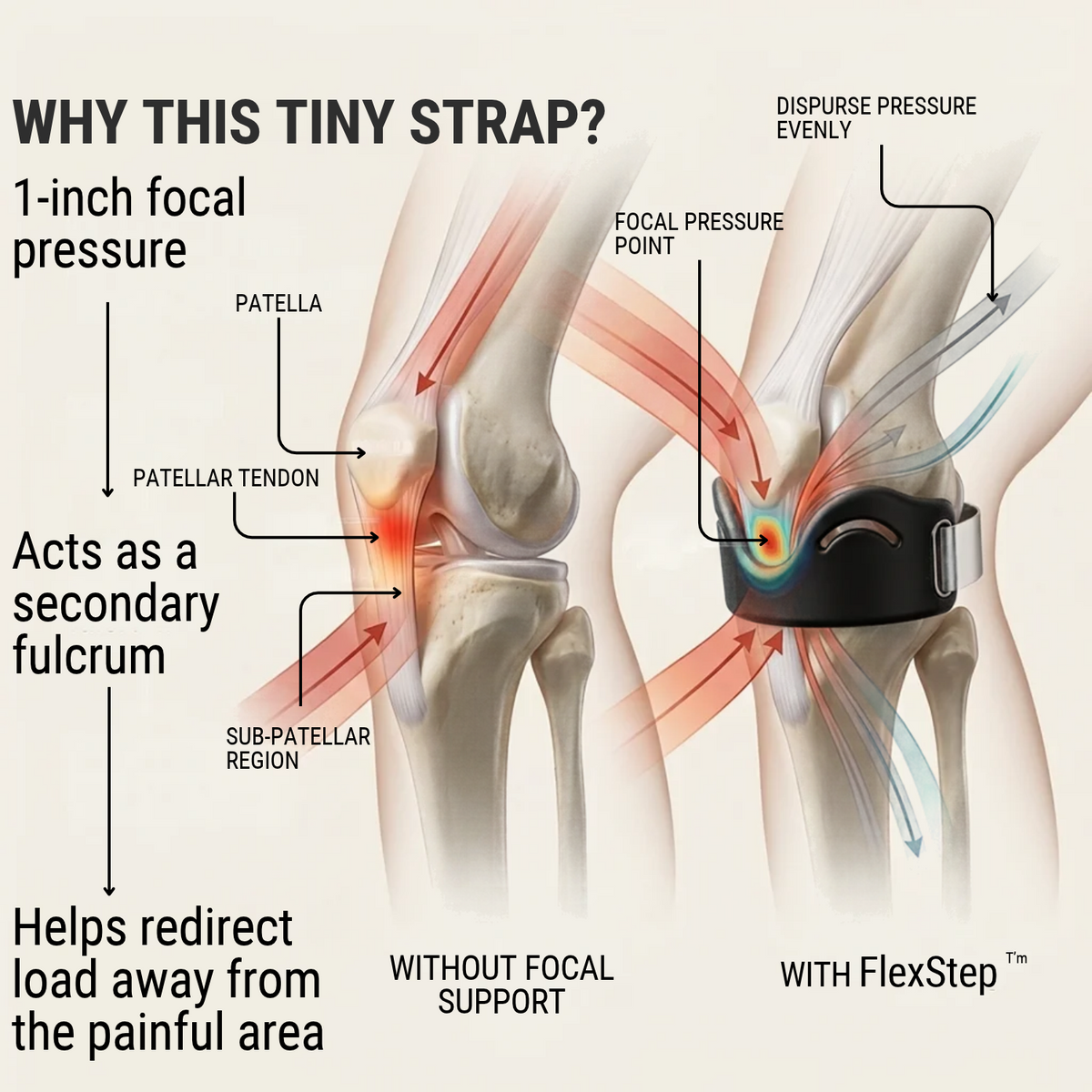 FlexStep™ Knee Support Strap