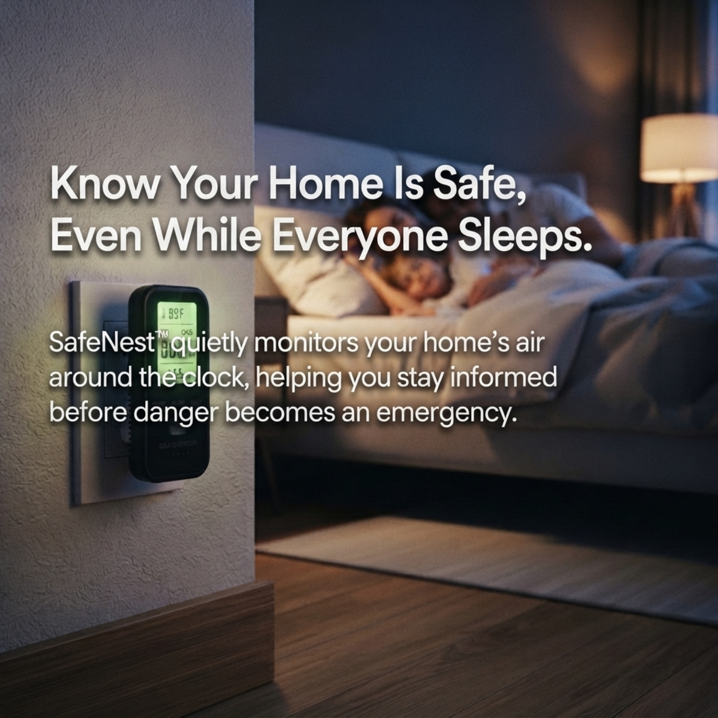 SafeNest™ 4 in 1 Gas Detector