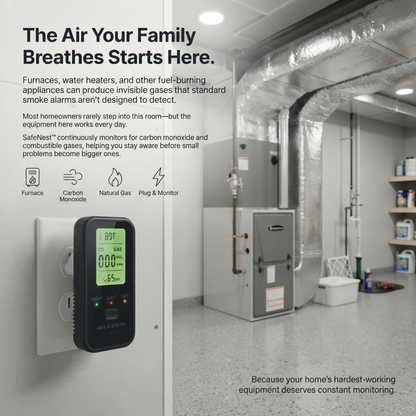 SafeNest™ 4 in 1 Gas Detector