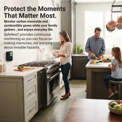 SafeNest™ 4 in 1 Gas Detector
