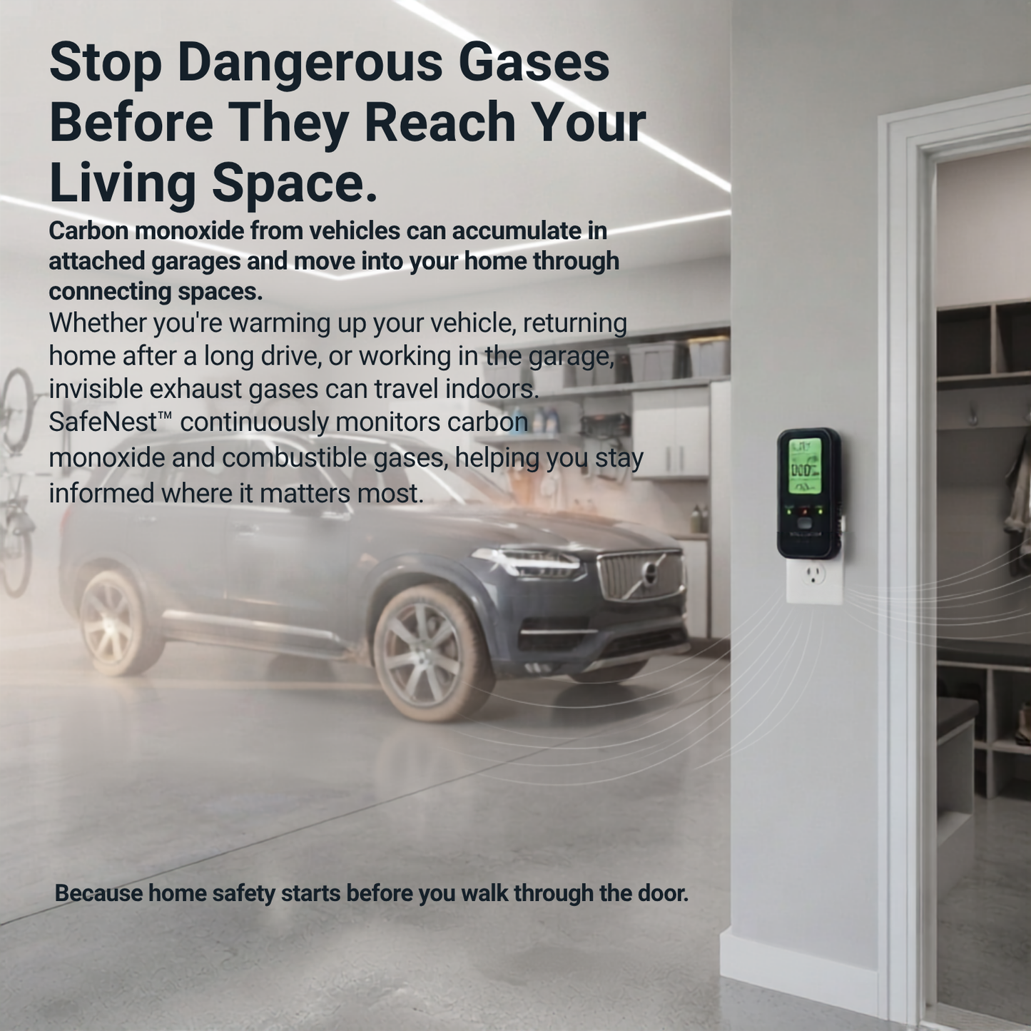 SafeNest™ 4 in 1 Gas Detector
