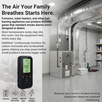 SafeNest™ 4 in 1 Gas Detector